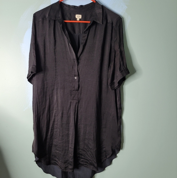 Wilfred Dresses & Skirts - Wilfred Aritzia Black Minimalist Shirt Dress Size M